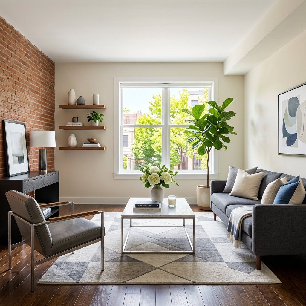 Restored: Burst Pipe Saturated Living Room & Hardwood
